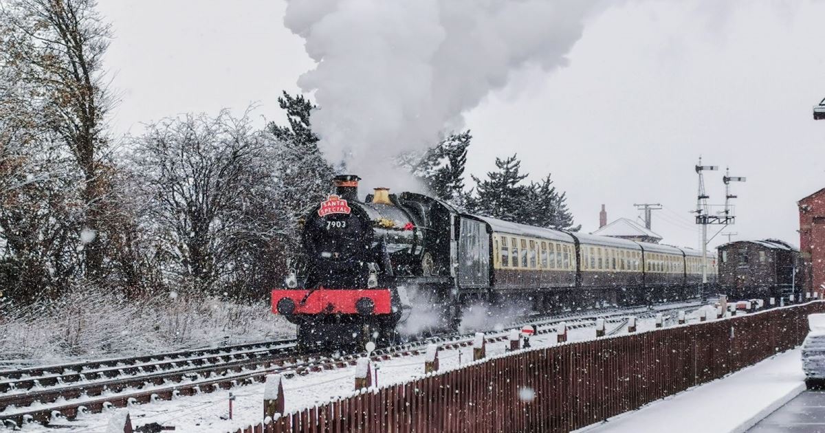 Embark on a special steam train journey to meet Santa and his elves this Christmas