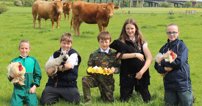 Students can get an insight into farming, helping with mucking out, feeding and performing health checks on Bredon's resident animals.