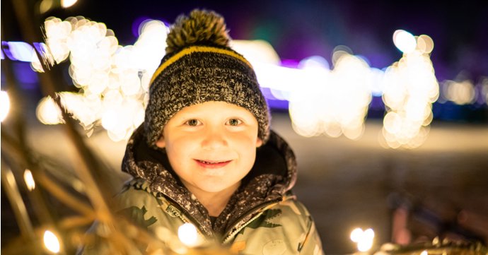 An enchanting new light trail brings Christmas magic to Cotswold Farm Park