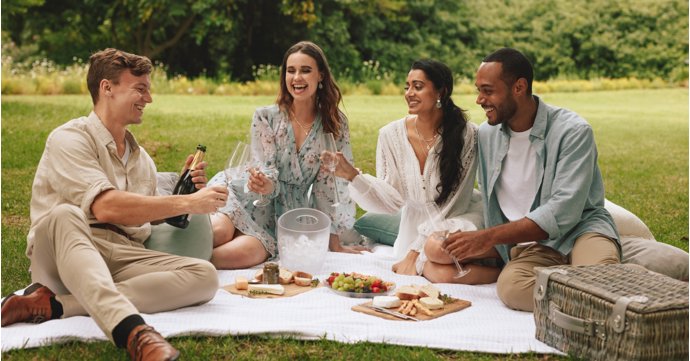 Savour a sparkling Champagne picnic in the Forest of Dean