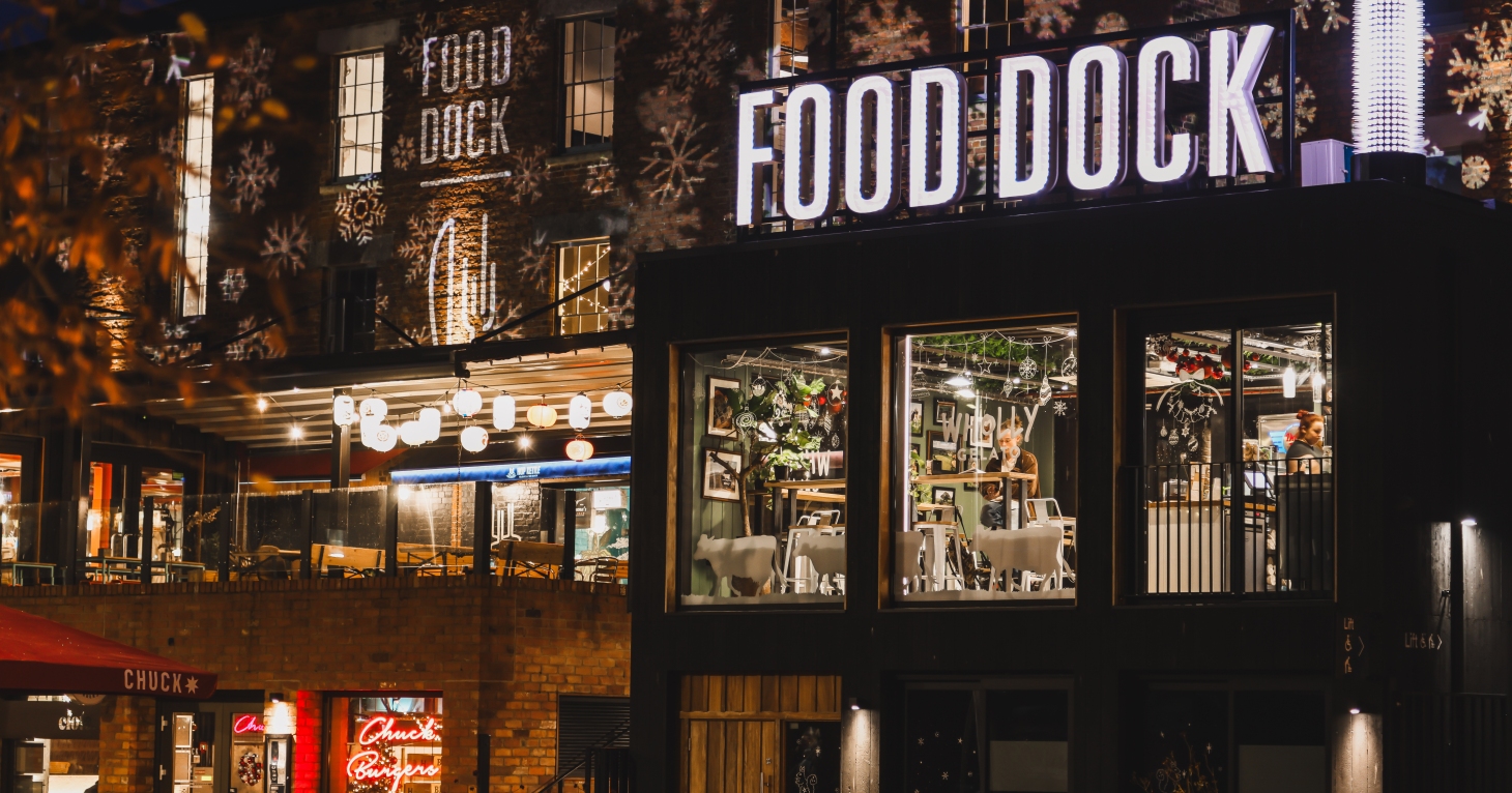 Fuel up on festive cheer at Gloucester Food Dock's Christmas lights switch on