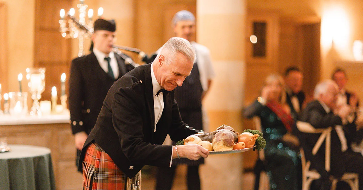 King Charles III's Gloucestershire home hosts Burns Night celebrations