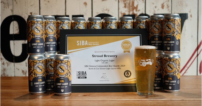 Stroud Brewery wins award for UK's Best Canned Session Lager