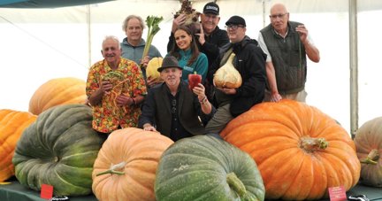 Giant veg at the Malvern Autumn Show break 11 Guinness World Records