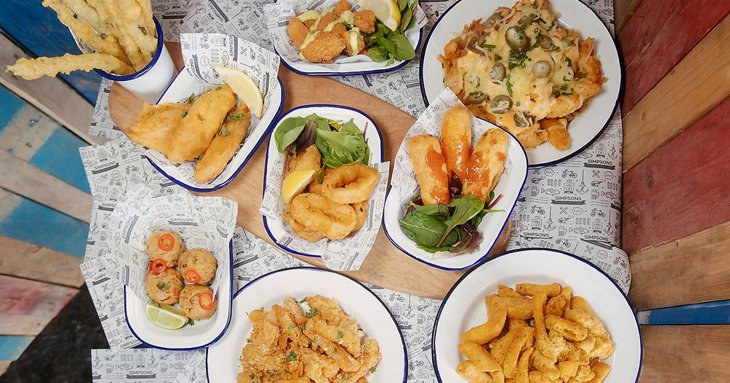 With everything from cod goujons to frickles, the new 'Chippy Tapas' menu at Simpsons Fish and Chips in Cheltenham is already proving popular.