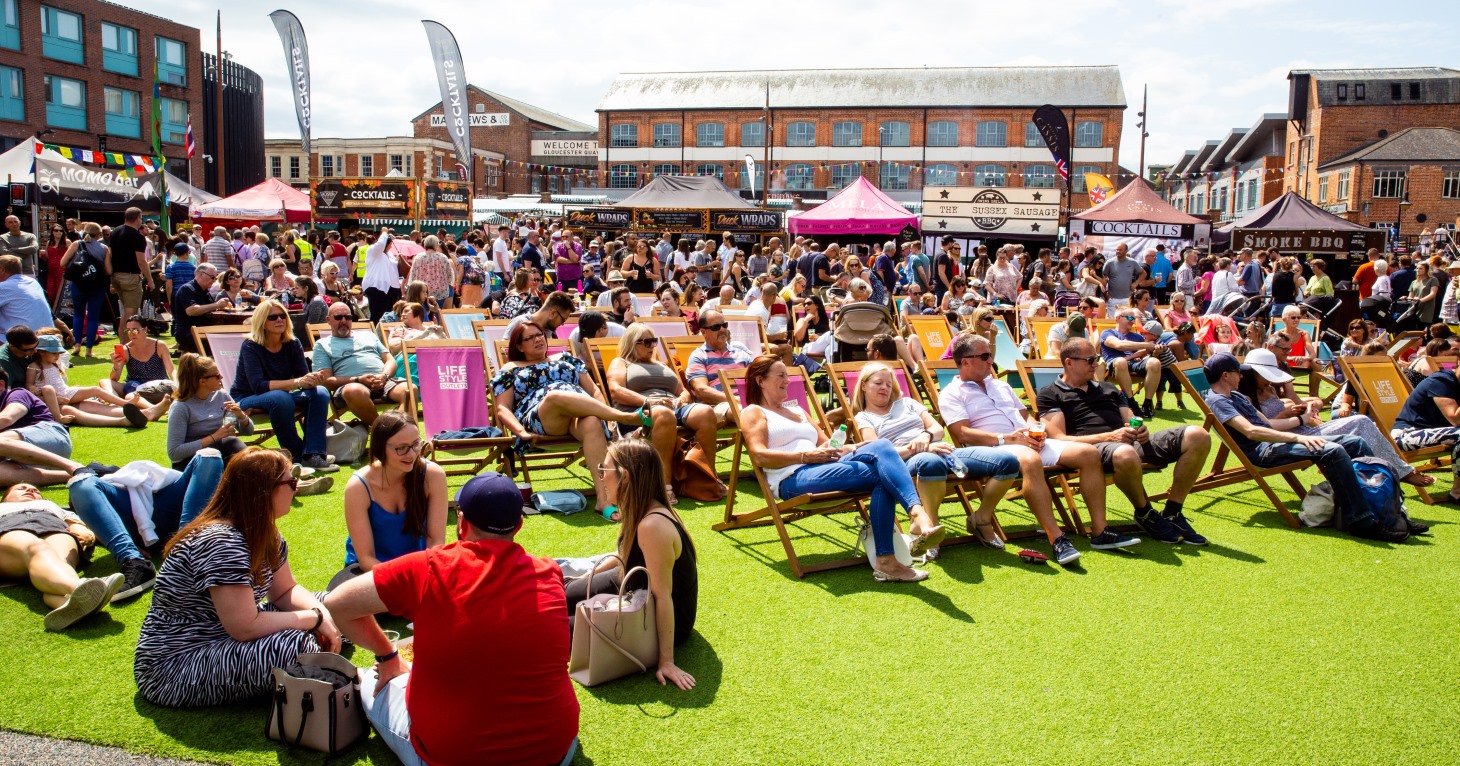 Gloucester Quays is giving away an incredible prize package to celebrate the return of its hugely popular Food Festival, this July 2022.