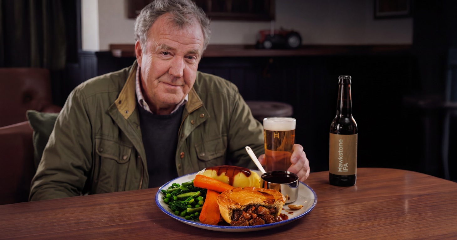 Jeremy Clarkson's Hawkstone teams up with Marstons pubs for new pie