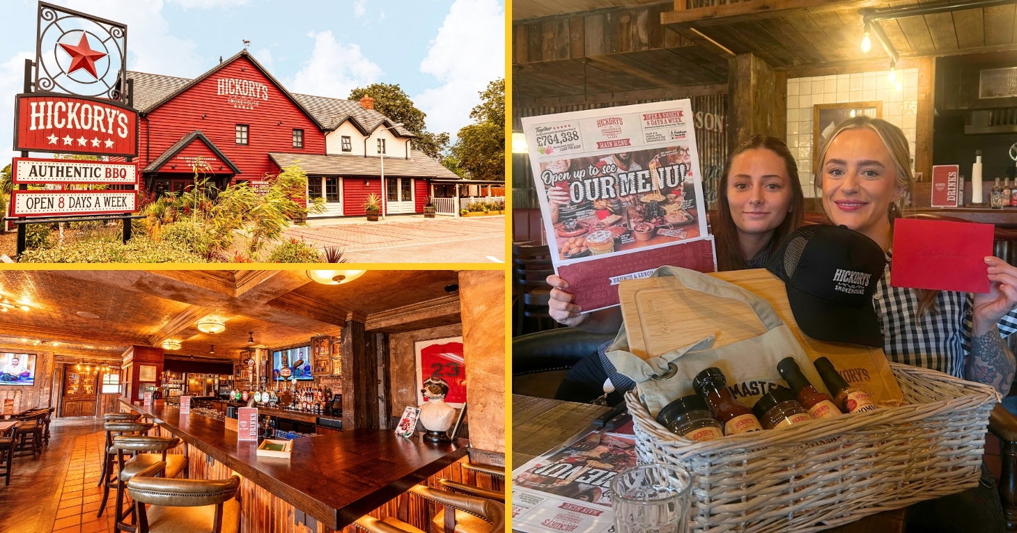 Win an ultimate Hickory's Smokehouse hamper and a £50 voucher
