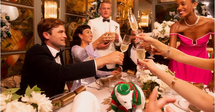 Join a family of polar bears for a frosty festive feast at The Ivy Montpellier Brasserie