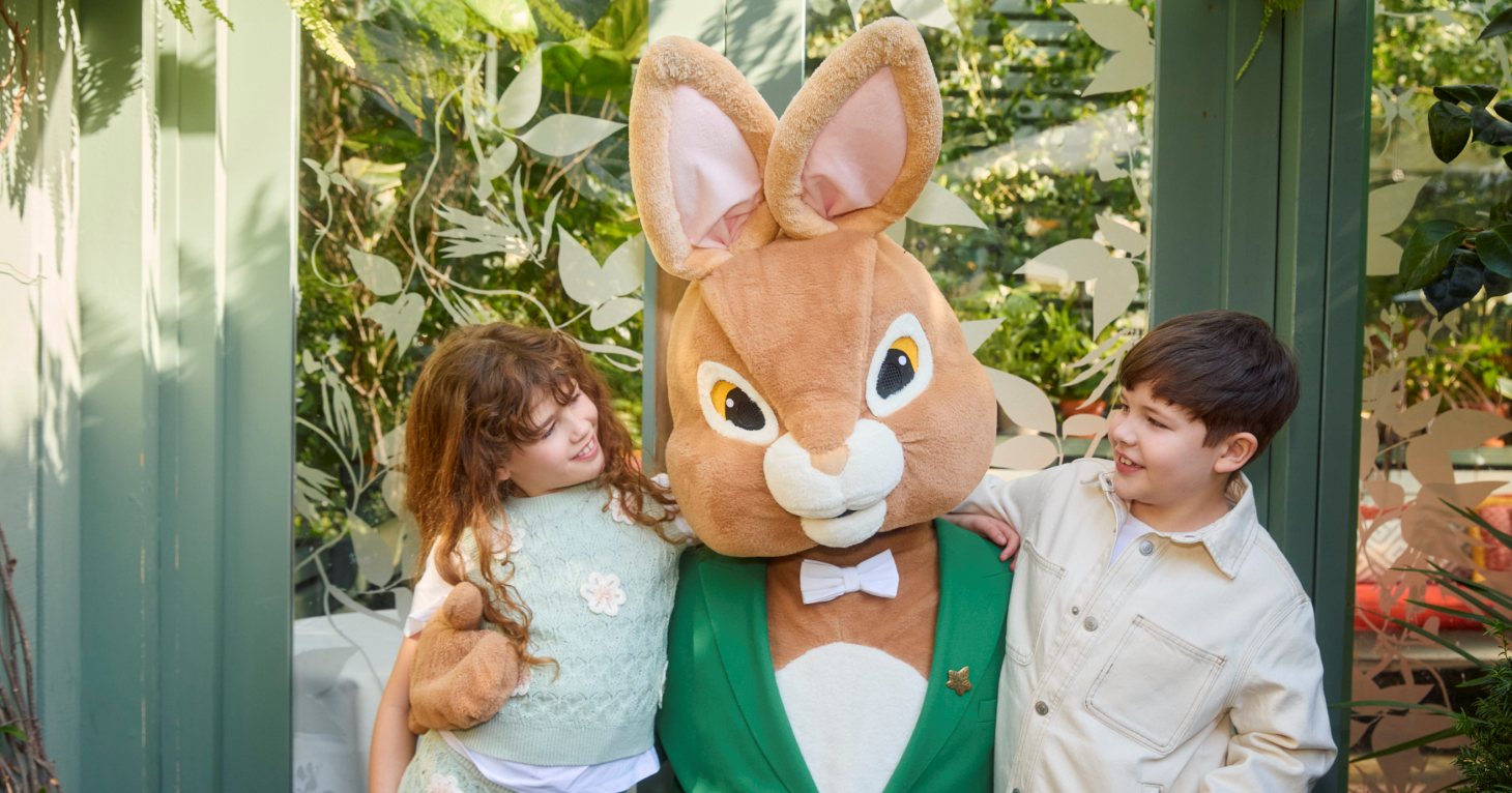 Kids (of all sizes) can have breakfast with a huge bunny at The Ivy Montpellier Brasserie this Easter