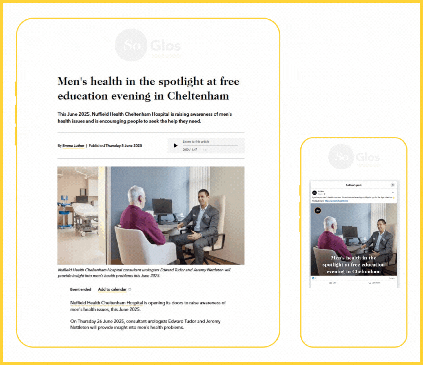 Nuffield Health Content Examples
