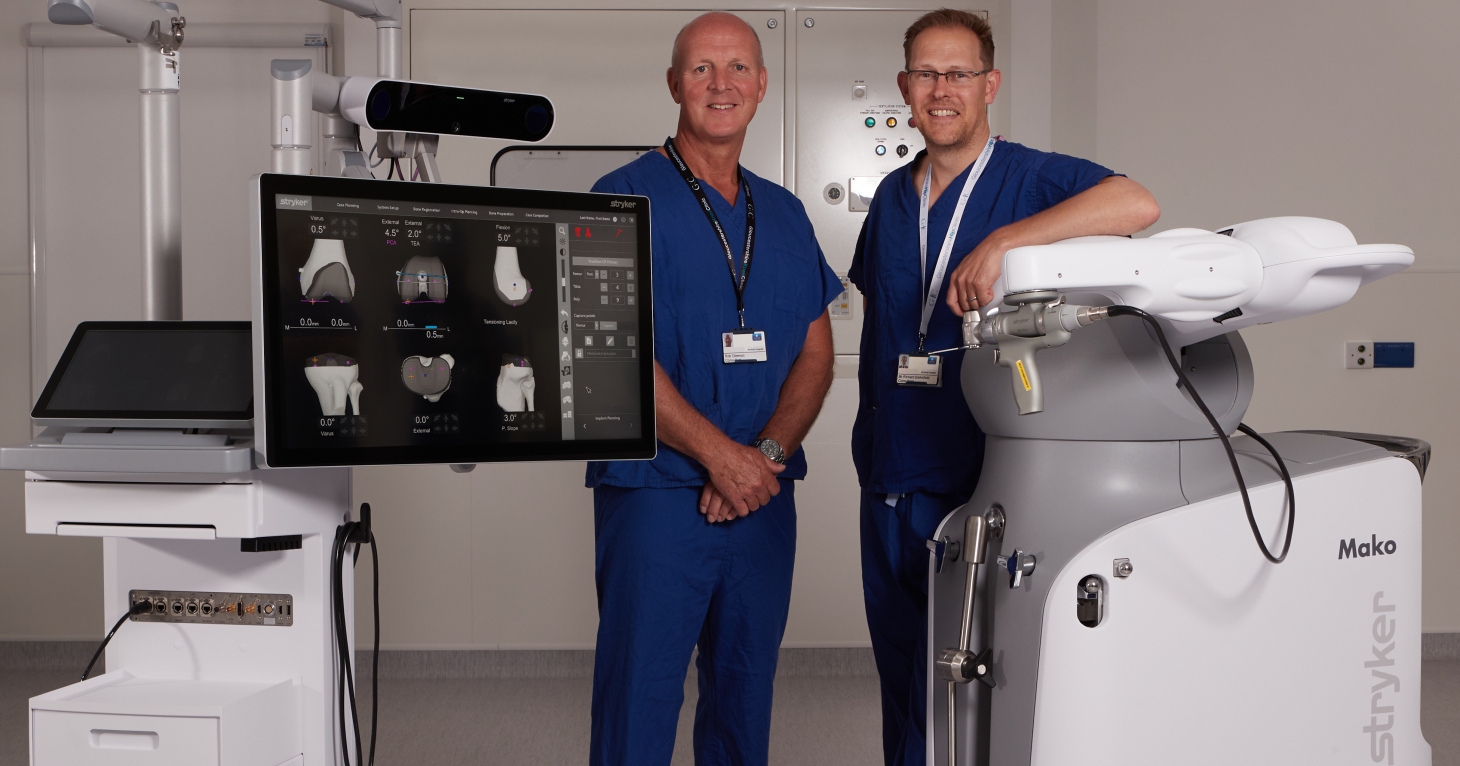 Gloucestershire private hospital launches multi-million-pound robotic joint replacement surgery