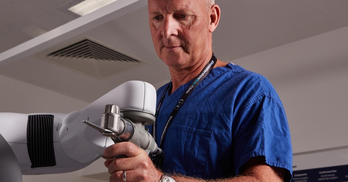 The Gloucestershire hospital helping joint replacement patients 'get back to the life they were missing' – with robotic assistance