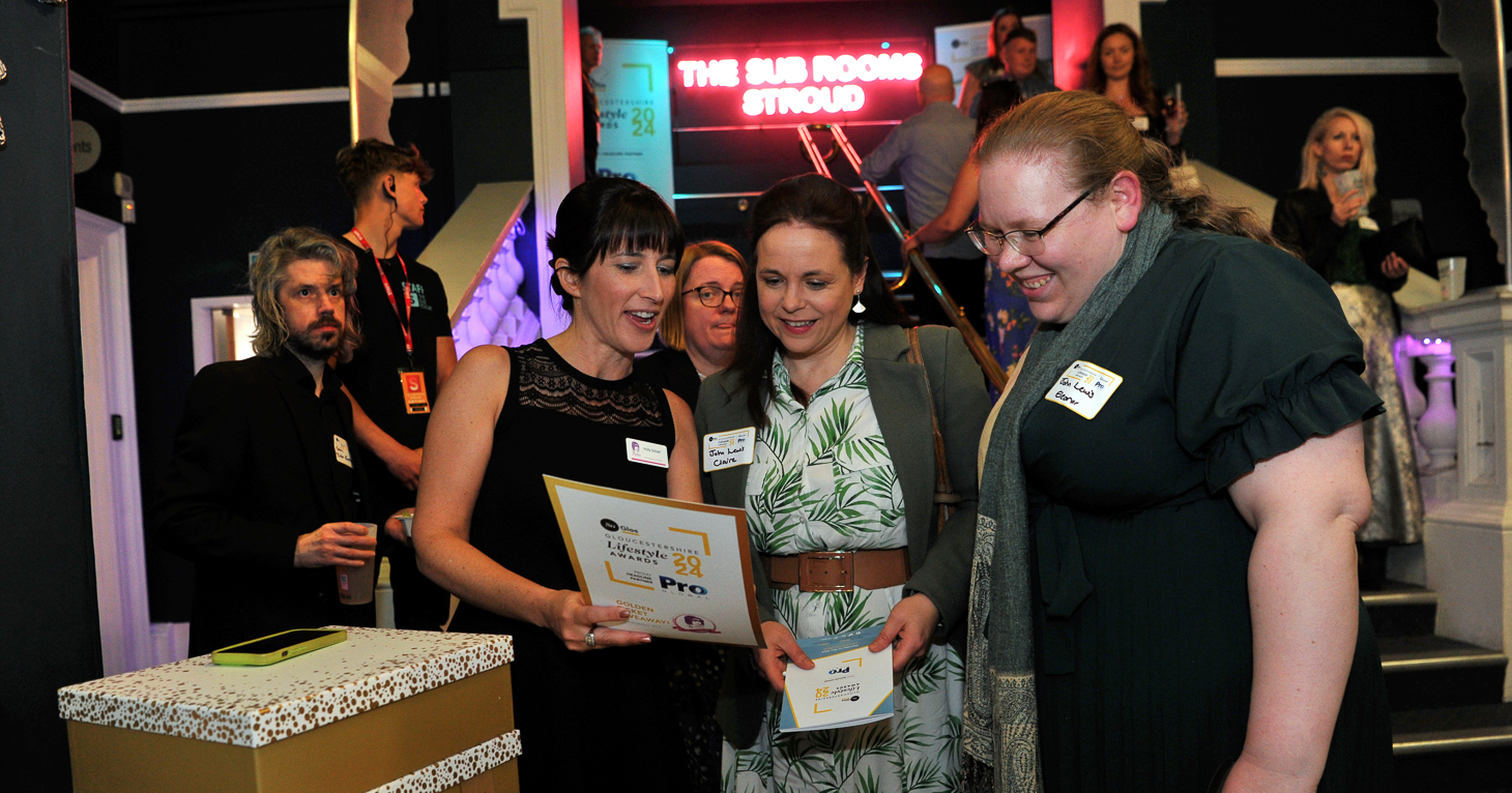 Over £2000 raised in two hours for the Hollie Gazzard Trust at Gloucestershire Lifestyle Awards 2024