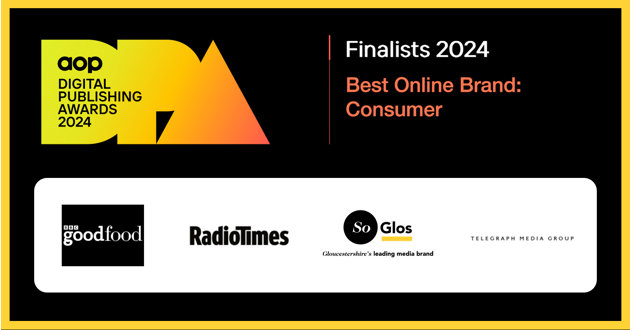 SoGlos in finals for UK's best online consumer brand award
