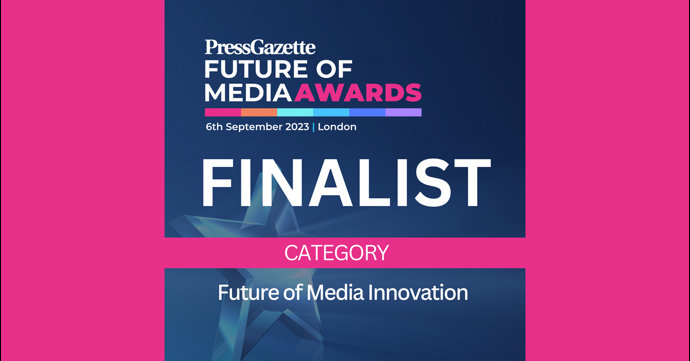 SoPublishing shortlisted in PressGazette Future of Media Awards 2023