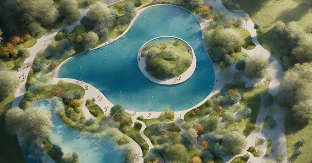 Plan for natural outdoor swimming pool in Gloucestershire is revealed