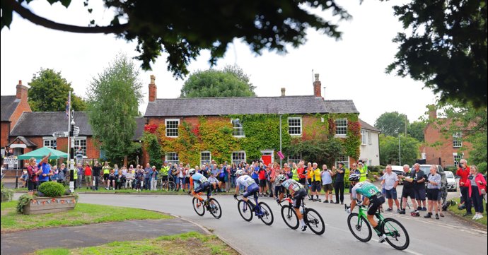 Gloucestershire is hosting its first full day of racing for the Tour of Britain 2023