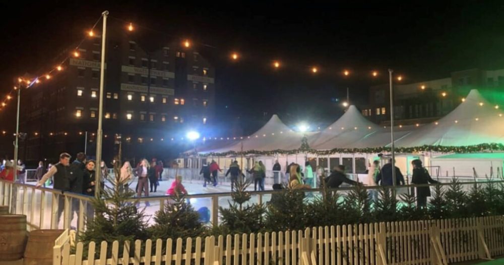 Outdoor Ice Rink at Gloucester Quays