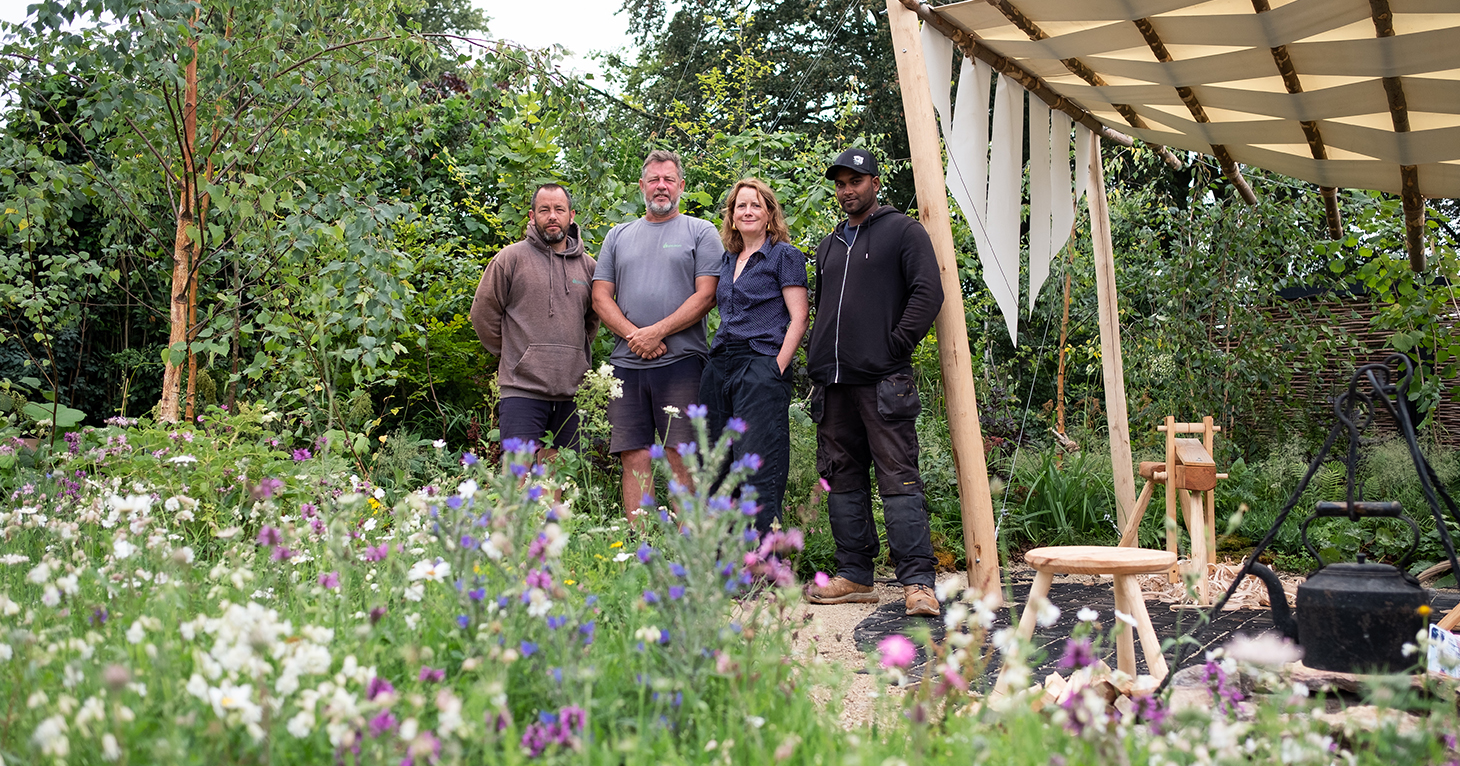 Gloucestershire garden wins gold at inaugural RHS Badminton Flower Show