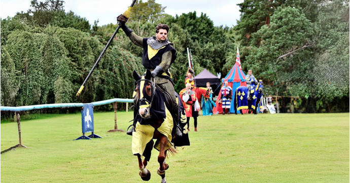 Witness legendary knights in battle at Berkeley Castle this summer