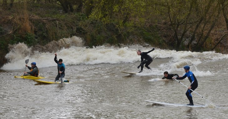 Discover when the next Severn Bore will come surging down the River Severn in Gloucestershire in 2023.