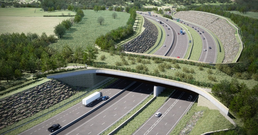 UK's largest wildlife bridge planned for Gloucestershire