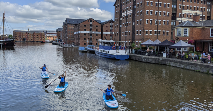 Savour a slower pace this summer with yoga and crafts at National Waterways Museum Gloucester