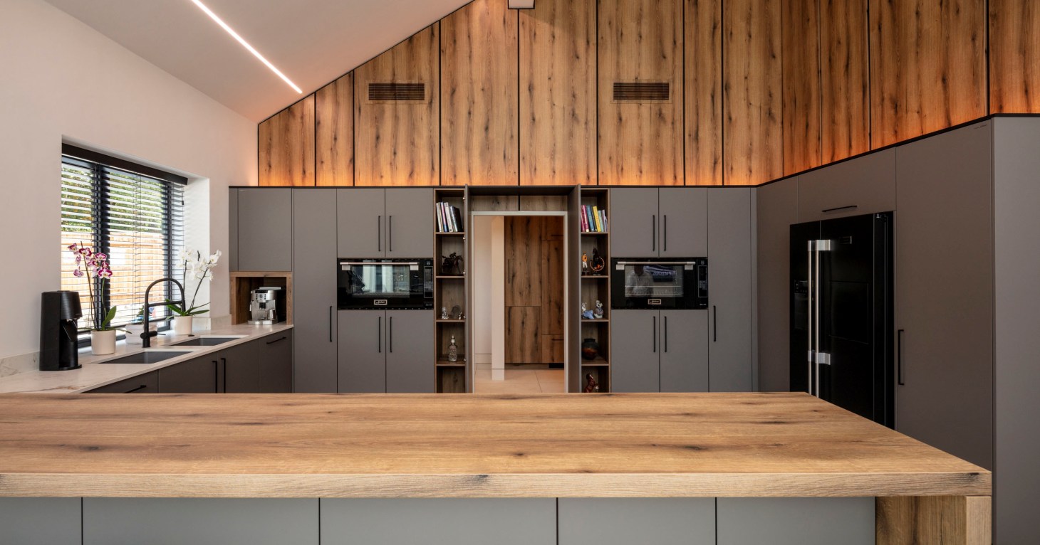 Hidden doors, clever camouflage and dead space as a feature – How a Cheltenham specialist designed a showstopping modern kitchen