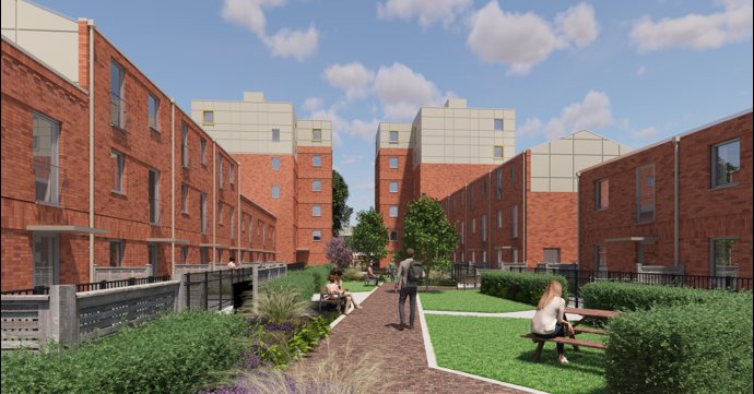 Plans submitted to replace Gloucester's only residential high-rise tower block with sustainable housing development
