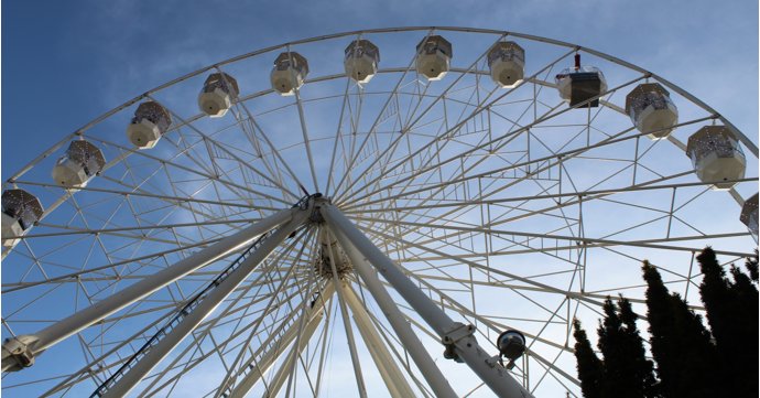 Take a spin and soak up the sights on Cheltenham's observation wheel