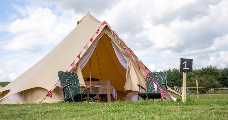 Strawberry's Field glamping at Cotswold Farm Park