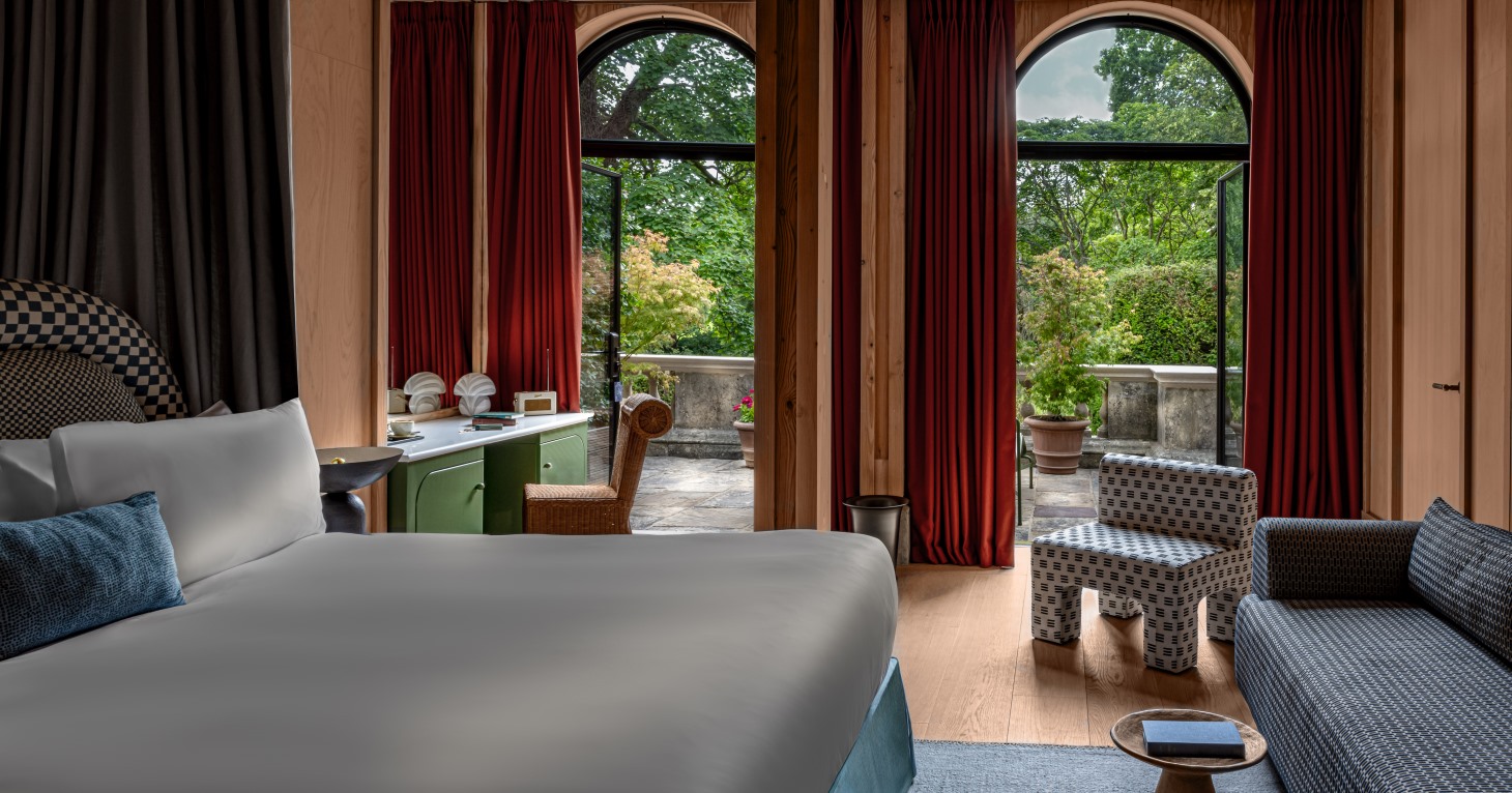 Cowley Manor room with terrace