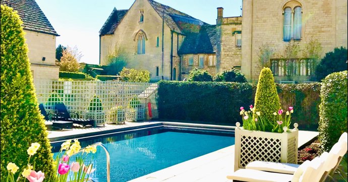 Gloucestershire has one of the best outdoor spa pools in the UK