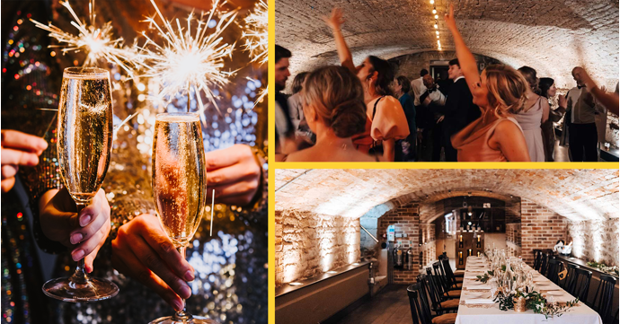 See in the new year in style with a glamorous party at a 14th century Cotswolds hotel