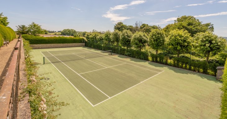 Guests of both Belvedere and The Orangery can make use of the tennis courts within the grounds of Euridge Manor.