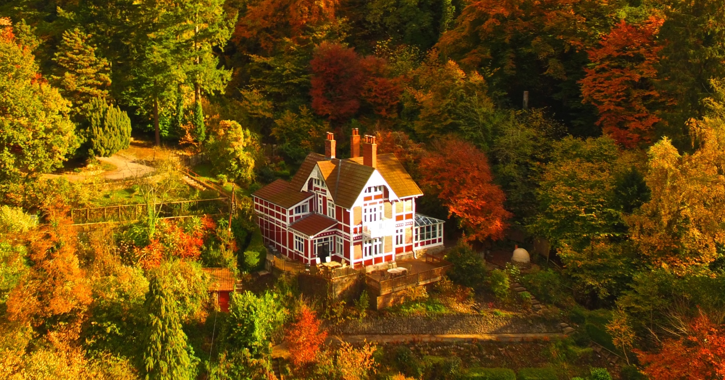 Known as The Chalet, the house featured in the much-loved Netflix series Sex Education offers magnificent views across the cinematic Wye Valley  and you can stay there!