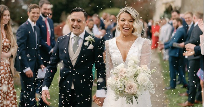 A dreamlike Cotswolds wedding day with surprising celebrations for guests
