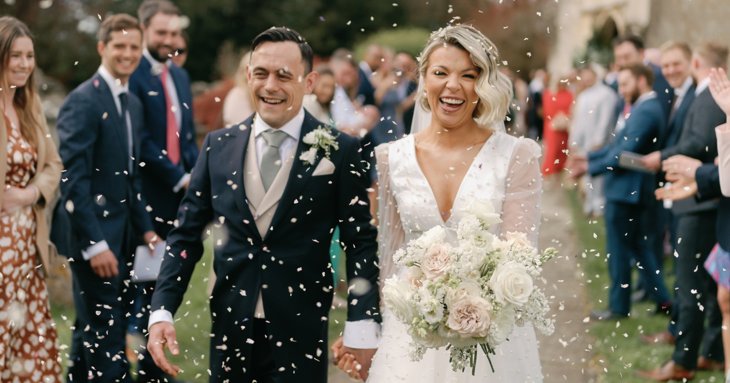 A dreamlike Cotswolds wedding day with surprising celebrations for guests
