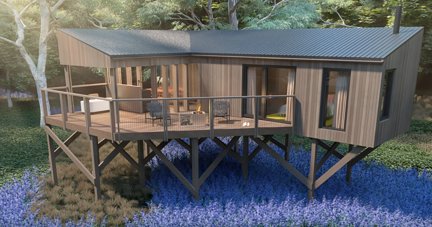 New treehouses at Elmore Court will give best seats in the house to huge rewildling project